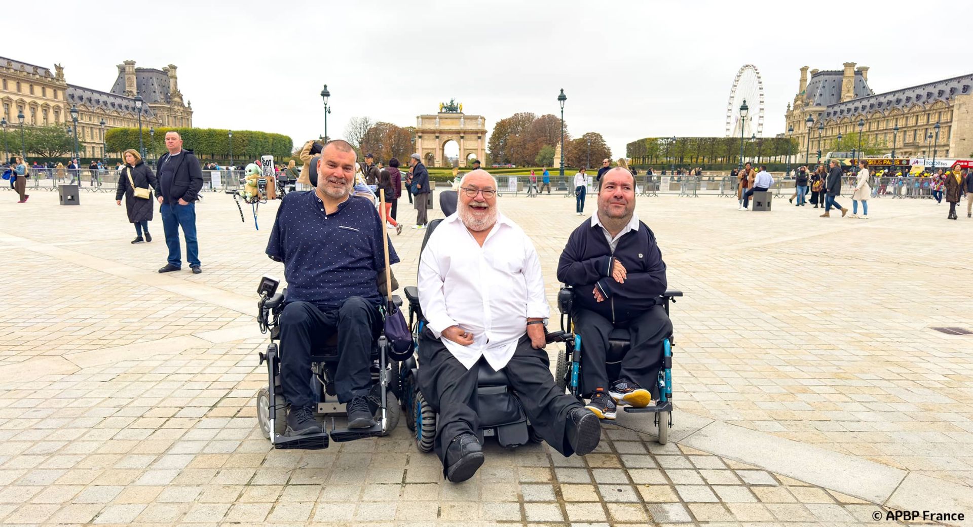 Joseph Martins, Serge Maudet et Arnaud Dubarre - Artistes peintres de la bouche de l'APBP lors du Salon Art Shopping 2024