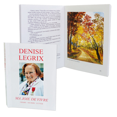 Livre Ma joie de vivre, Denise Legrix