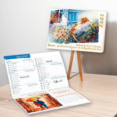 Calendrier Art et Citations 2025